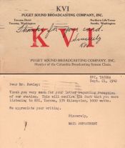 KVI QSL cards