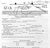 KFQX License Application