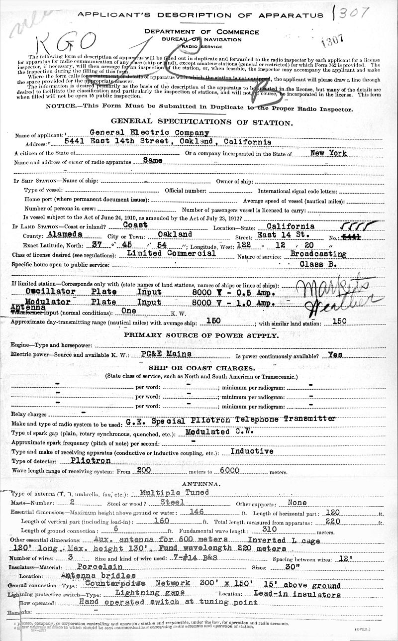 KGO application pg 1