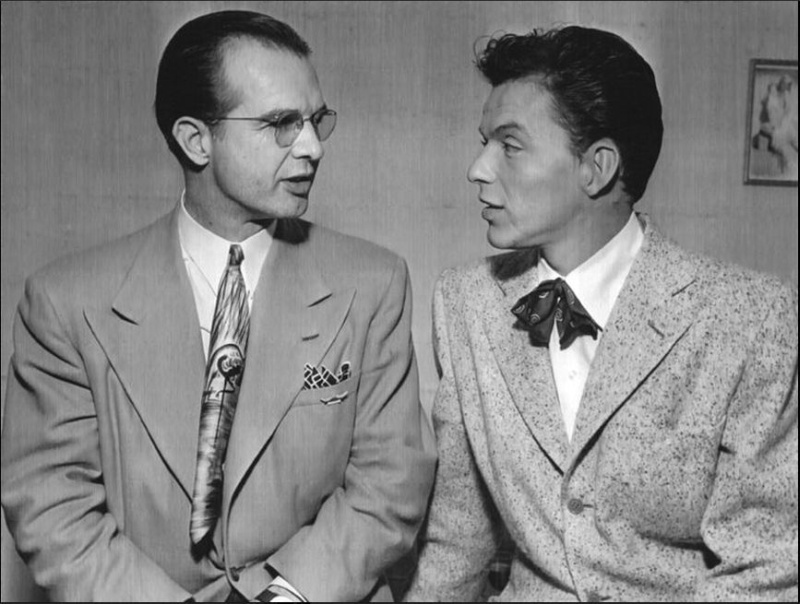 Wally King and Frank Sinatra