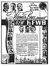 1937 KFWB ad