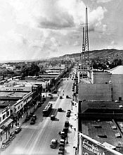 KFWB antenna, Hollywood Blvd.