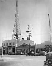 KFOX building and towers