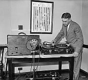 Radio Commission recording equipment