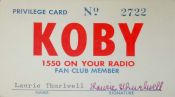 KOBY card