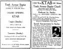 KTAB ads in Tribune