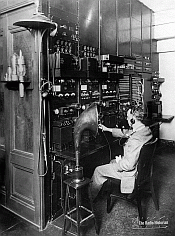 WEAF control room