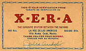 XERA QSL Card